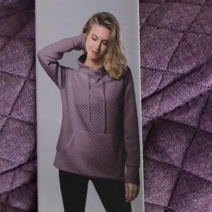 Green Tea Ouilt Pullover Top